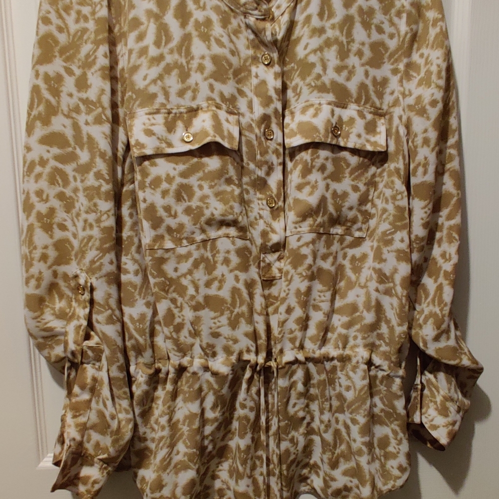 Michael Kors drawstring blouse